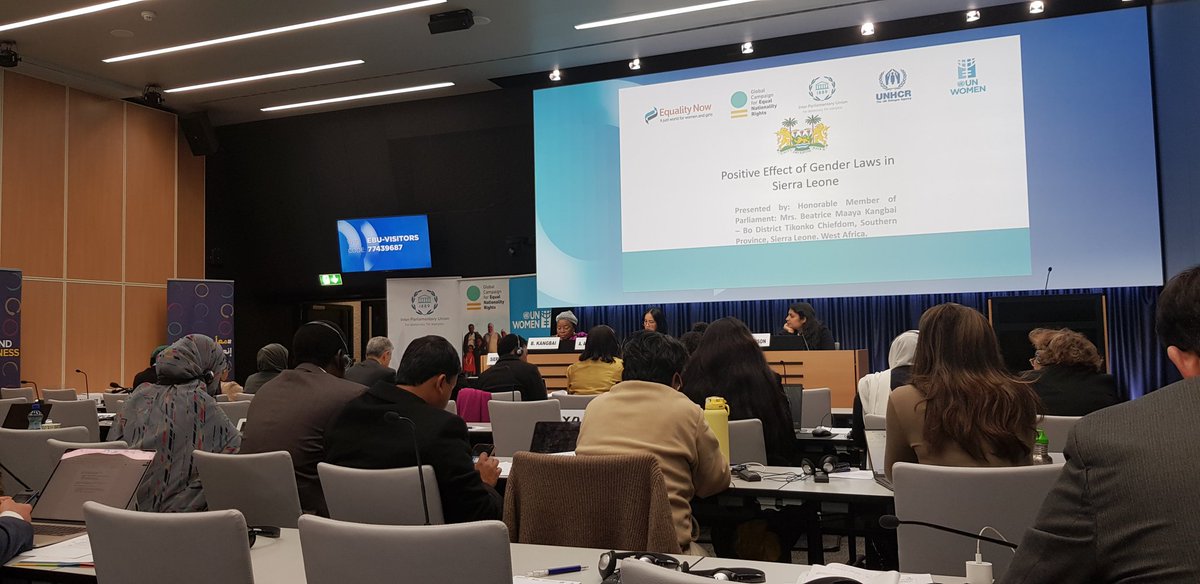 PariniAnna's tweet photo. At the Global Multistakeholder Summit focused on advancing gender equality in nationality laws. @IPUparliament  reminding us of the urgent need for a more gender equal world. @EndStatelessness  @EQL_Nationality @equalitynow @Refugees @unwomengeneva https://t.co/pEegocqMWt