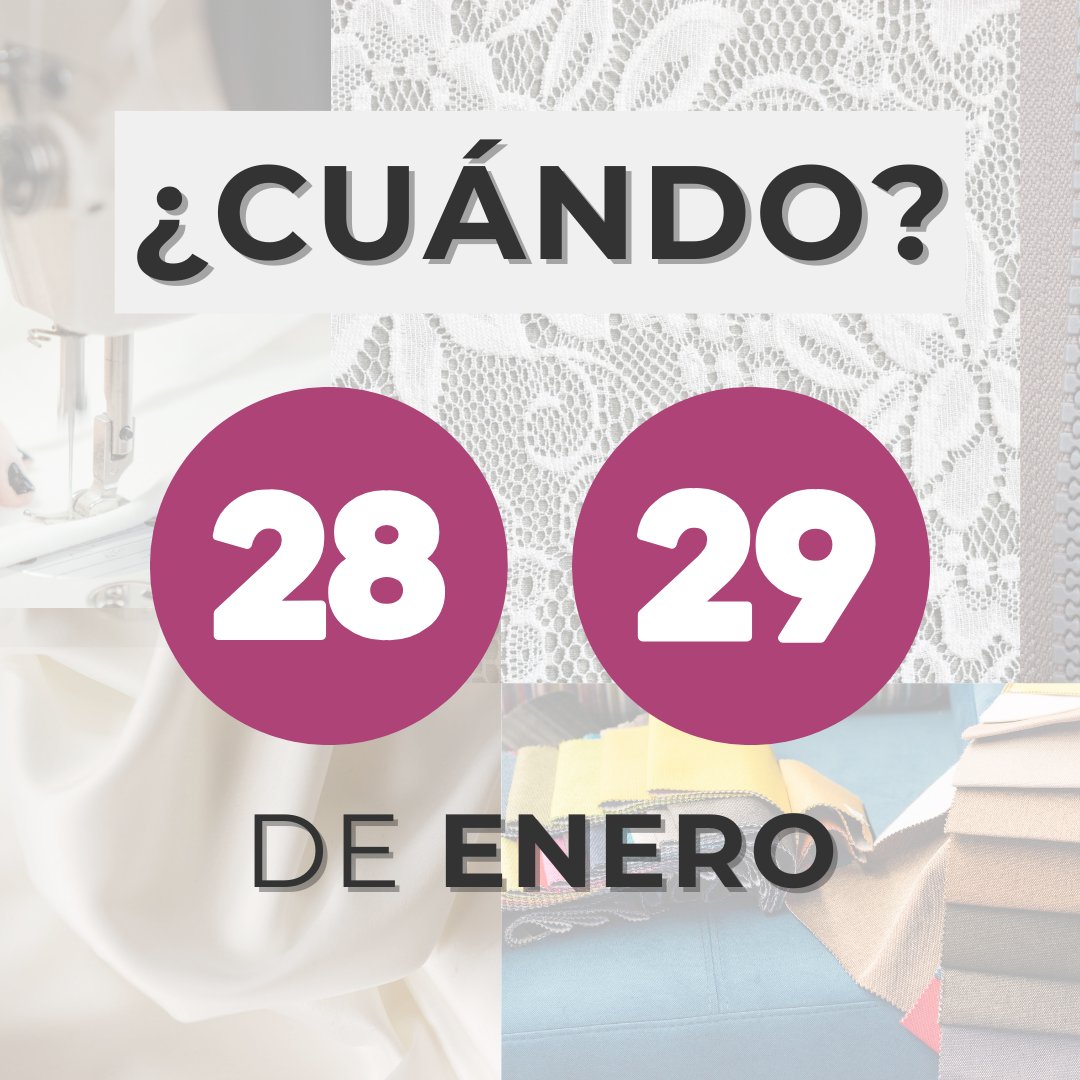 ¡RESERVAD LA FECHA!

📅 28 y 29 de enero de 2025.

#Km0MODA #Km0MODA2025 #FeriaModa #FeriaTextil #ModaMadrid #TextilMadrid #EventosModa #IndustriaTextil #FeriaProfesional #MadridFashion #FashionExhibitions #IFEMA #Madrid #B2B