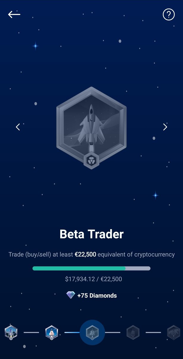 Where should I put 4k to get the new badge? <a href="/cryptocom/">Crypto.com</a>
