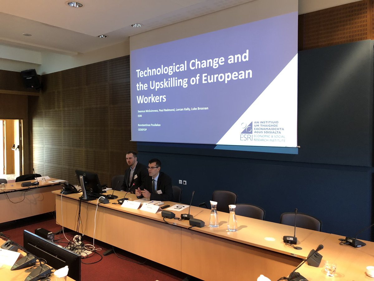 jaspervanloo's tweet image. Technological change

🚫 is not a massive job destructor 
💡 creates and displaces tasks
 👉 requires #skillsrevolution

Great paper ⚡️by @Cedefop 🇪🇺 skills and jobs survey (#ESJS2)

@ESRIDublin @seamusmcguinnes @K_Pouliakas