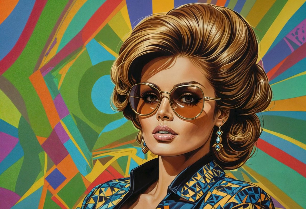 KurtClark's tweet image. It&apos;s Welch Wednesday 11 December 2024!  #AIFanArt celebrating #RaquelWelch (1940-2023)