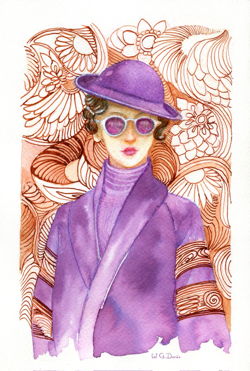 <a href="/FWPStationery/">Ferris Wheel Press</a> inks on watercolor paper.
✨ Mulberry Magesty
✨ Copper Carnival
#FerrisWheelPress #illustration #ilustradora
