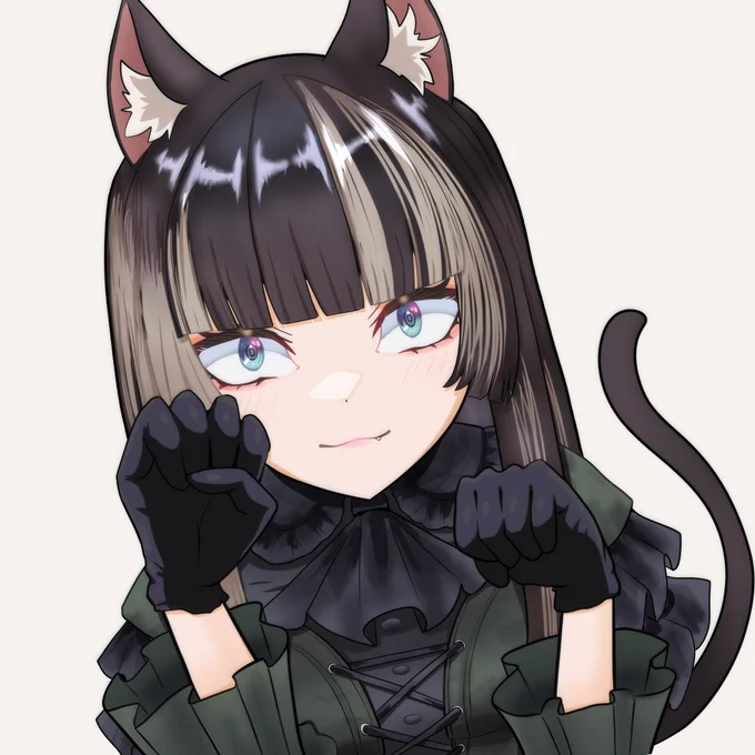 にゃでんちゃん #今年も残りわずかなので今年一番伸びた絵を貼る