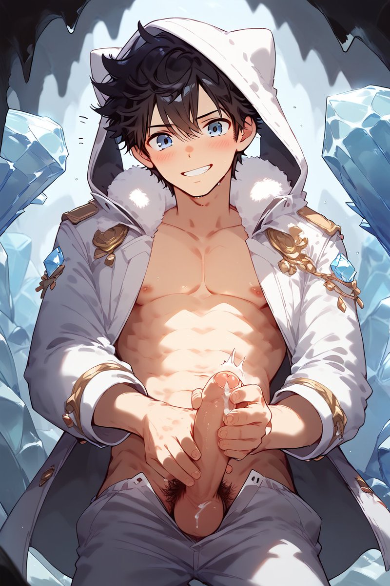 Shiron_AI's tweet photo. Red-kun tried to improve his endurance...🧊⚡️
Check out more pictures on Red-kun's Patreon
Link: https://t.co/SF9sbRHPcW
#AIArt #OC #originalcharacter #Red_PR_AI #yaoi #R18 #naked https://t.co/bj7lAyXSW8