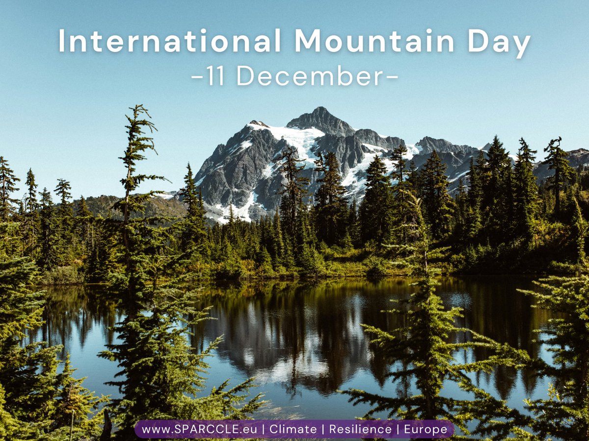 SPARCCLE (@sparccle_eu) on Twitter photo 🌄Today is #InternationalMountainDay!
Did you know ❓
⛰️Mountains are home to 15% of the world’s population and about half of the world’s biodiversity hotspots. 🌡️But these ecosystems are under threat from #climatechange. 
Let’s take steps to protect our vital resources. 🌱💧 🌄Today is #InternationalMountainDay!
Did you know ❓
⛰️Mountains are home to 15% of the world’s population and about half of the world’s biodiversity hotspots. 🌡️But these ecosystems are under threat from #climatechange. 
Let’s take steps to protect our vital resources. 🌱💧