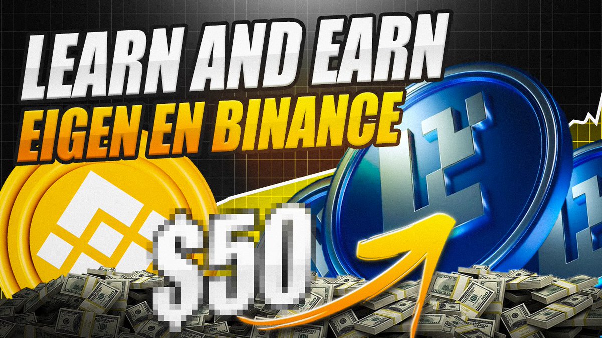 Nuevo Binance aprende y gana!! Responderemos un sencillo cuestionario y  ganaremos 0.5 tokens Eigen (unos 2.1 USD) Las respuestas YA están en el  video. No olviden que tenemos otro sorteo de 50