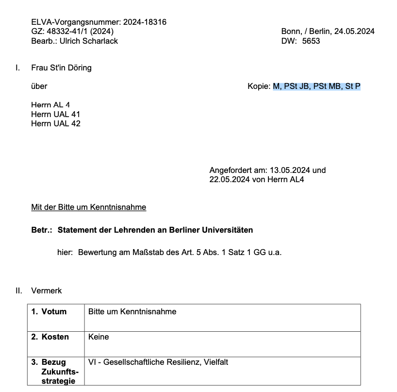 +++ Table.EXKLUSIV +++ Neue Details zur #Fördermittelaffäre: Neue Dokumente zeigen, wie das @BMBF_Bund intern agiert und kommuniziert hat.

Das Besondere: Die Namen der Beteiligten sind nicht geschwärzt. Das komplettiert das Bild erheblich.

Hier lesen👉 table.media/research/profe…