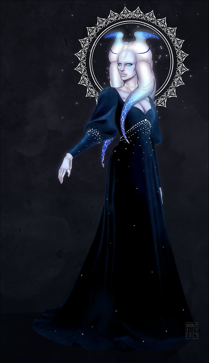 Moonlitalien's tweet photo. Saw a gorgeous dress on twitter a while ago and decided to draw my girl Tiamat wearing it!
#swtor #starwars #togruta #jedi #starwarsoc #swtoroc https://t.co/TdGCV9Mum0