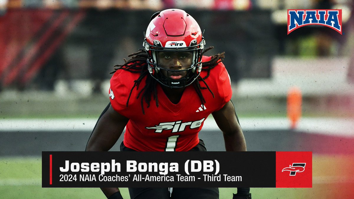 Welcome to the NAIA All-American club Joseph Bonga.

#FuelTheFire🔥