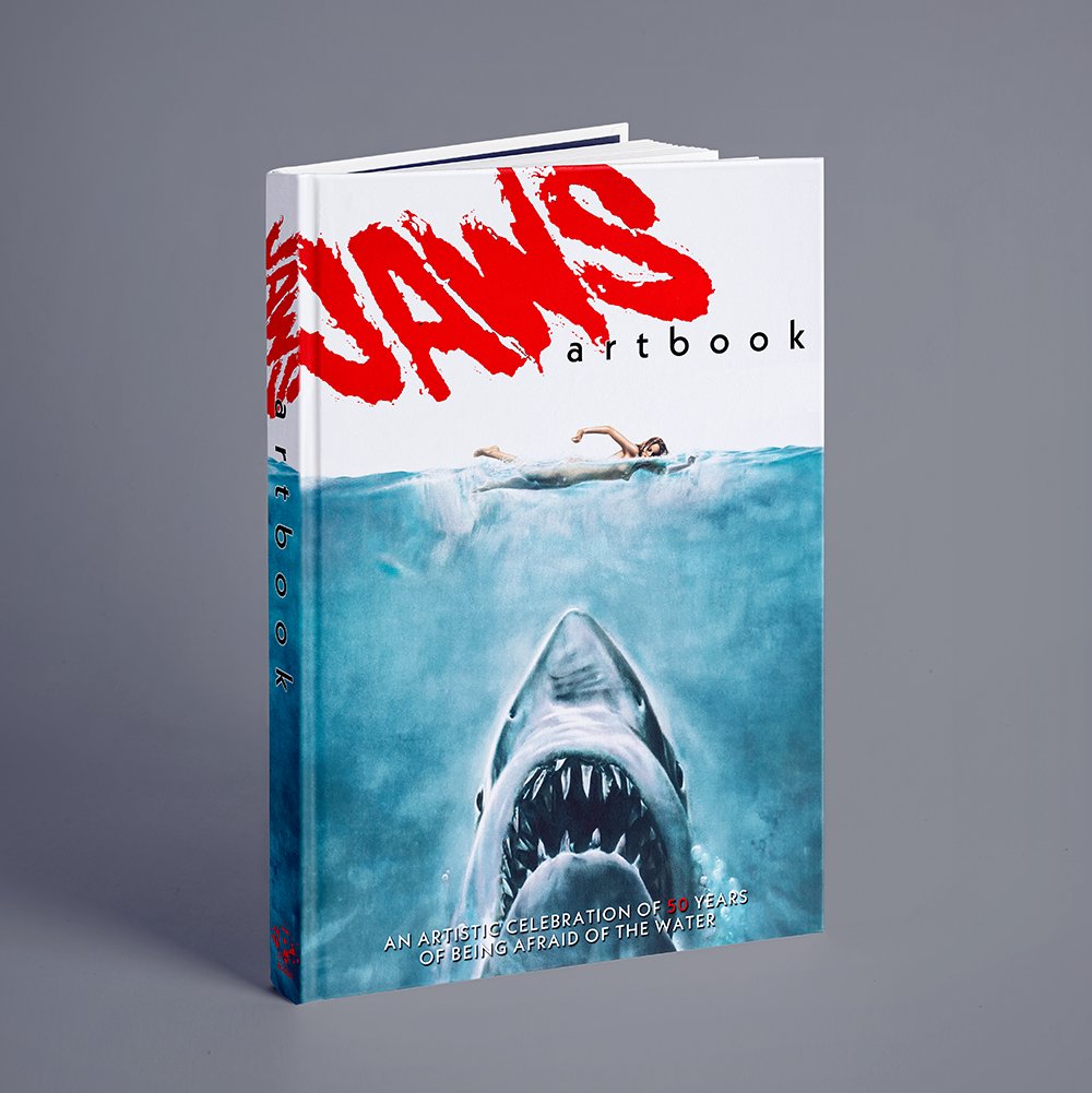 Pre-order our new  #JAWS :Artbook  - Releasing next Summer to celebrate the #50thanniversary of the #GOAT of all #shark #film 

got to jawsartbook.com for regular and #limited #Deluxe editions

#jaws50 #film #art #books
