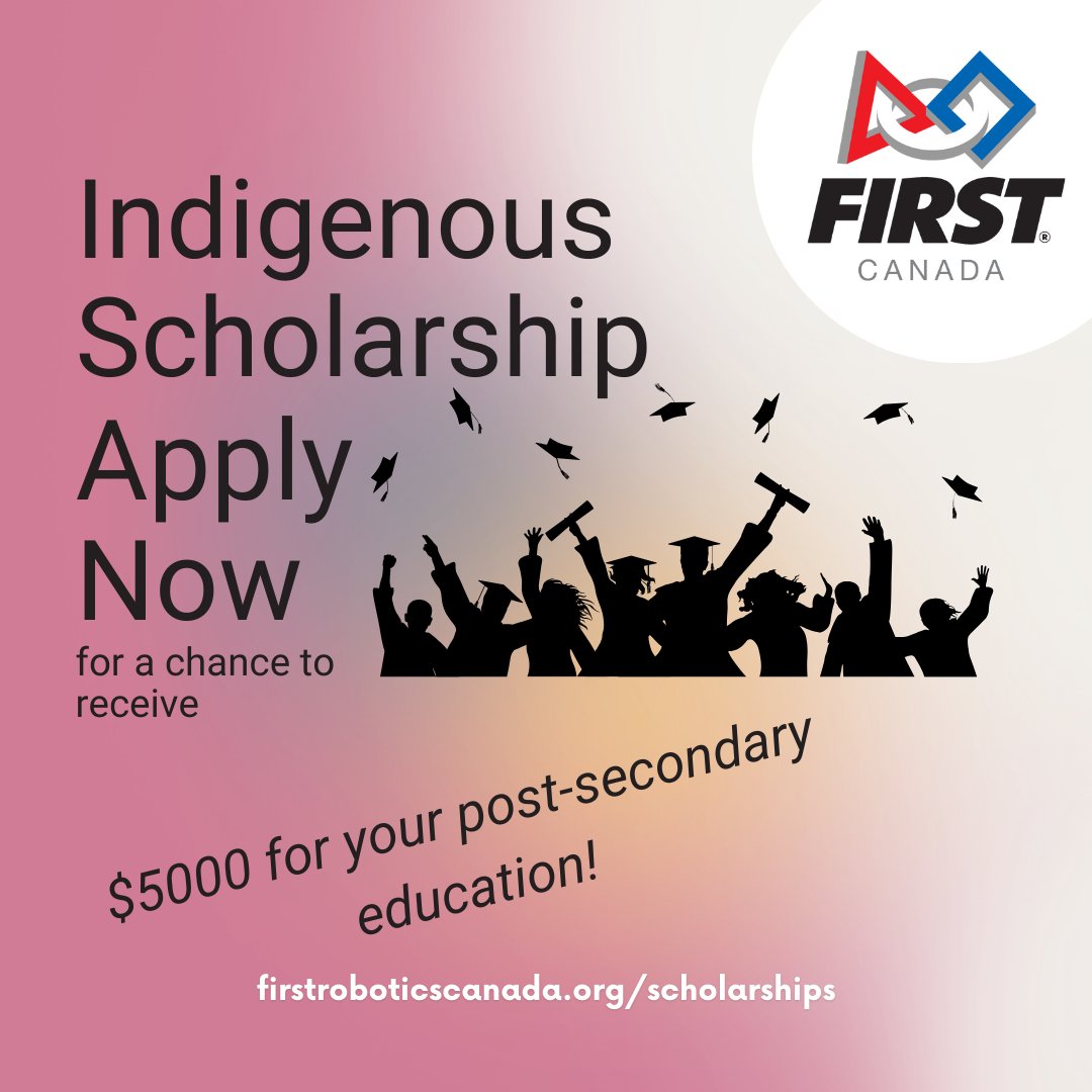 CANFIRST's tweet photo. Unlock your future with FIRST Robotics Canada Scholarships! Apply now: https://t.co/AOys55Q9vv 🚀 #FIRSTCanada #Scholarships https://t.co/CVY6zN4Ic6