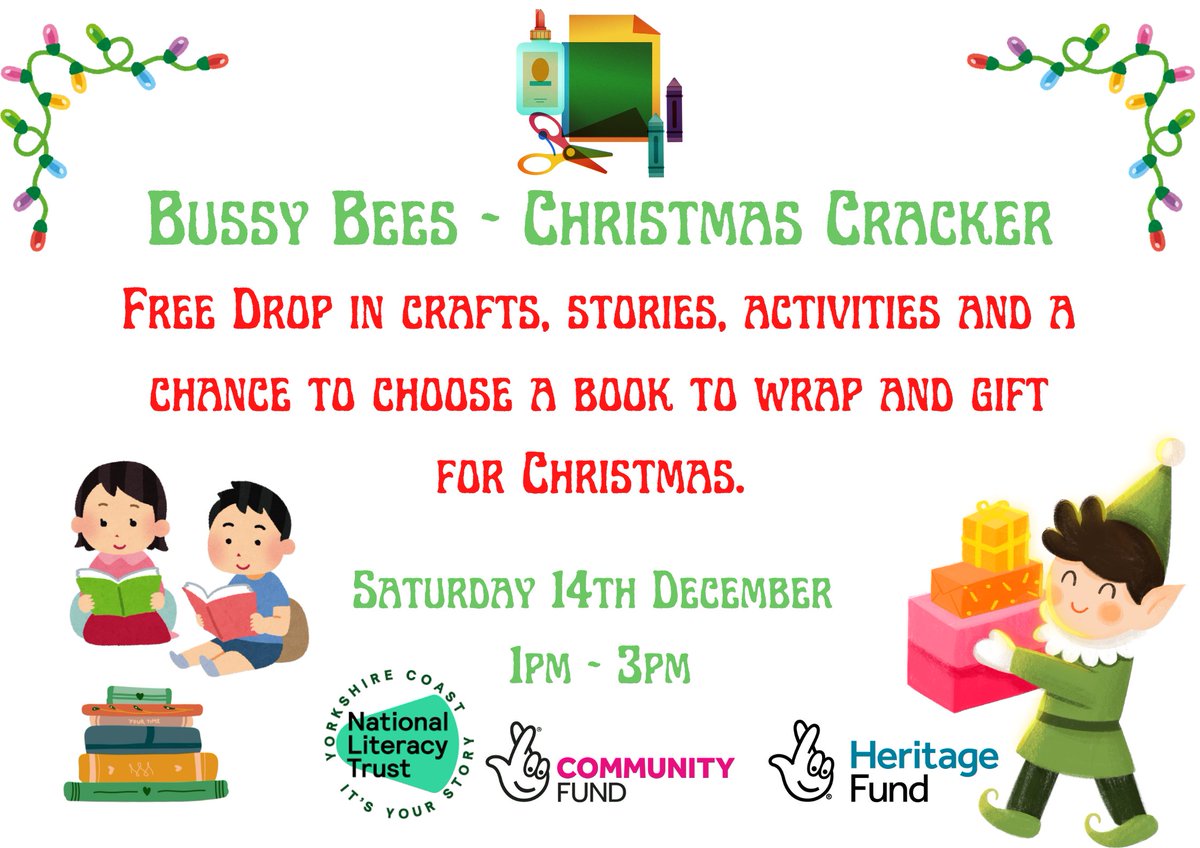 South Cliff Gardens (@hlfscgardens) on Twitter photo This Saturday, join us for free family friendly festive crafts, a great way to keep busy bees entertained in count down to Christmas. We also have some lovely books to gift from our friends at National Literacy Trust Yorkshire Coast. <a href="/TNLComFund/">The National Lottery Community Fund</a> <a href="/HeritageFundNOR/">The National Lottery Heritage Fund North</a> <a href="/TNLComFund/">The National Lottery Community Fund</a> This Saturday, join us for free family friendly festive crafts, a great way to keep busy bees entertained in count down to Christmas. We also have some lovely books to gift from our friends at National Literacy Trust Yorkshire Coast. <a href="/TNLComFund/">The National Lottery Community Fund</a> <a href="/HeritageFundNOR/">The National Lottery Heritage Fund North</a> <a href="/TNLComFund/">The National Lottery Community Fund</a>