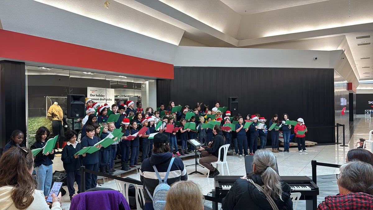Our choir is currently entertaining the crowd at the Seaway Mall as part of Choirfest. <a href="/niagaracatholic/">Niagara Catholic DSB</a>