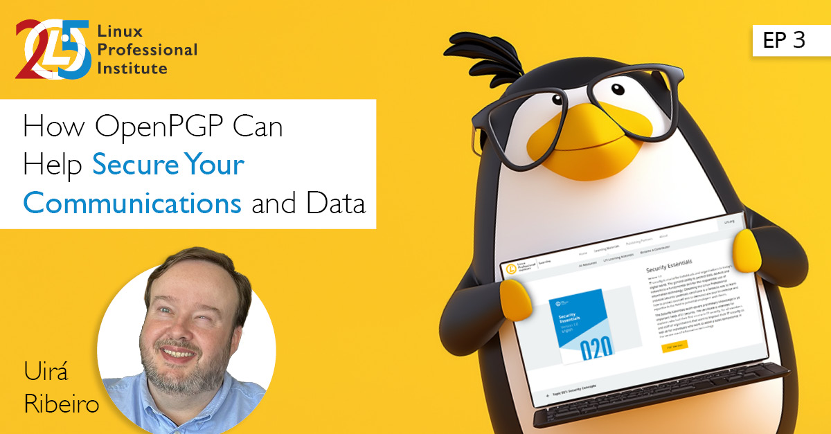 LPIConnect's tweet photo. Learn how to keep your #data safe with the encryption tool #OpenPGP in #LPI Learning Materials for #SecurityEssentials!

Start practicing with the overview (complete with #bash commands you can try yourself!) from LPI Board Chair @uiraribeiro: 

https://t.co/PN7s5UPvIn https://t.co/NMfK9fdxjr