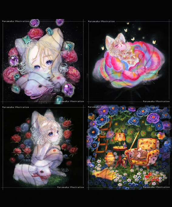はじめまして!イラストレーター/Live2Dモデラーのはらわかと申します!