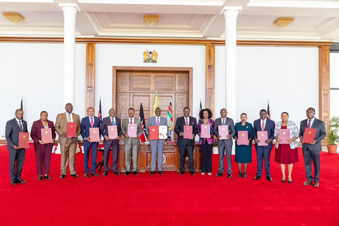 KIMANIICHUNGWAH's tweet photo. The assent of seven crucial bills by H.E President @WilliamsRuto aims to bolster financial stability, enhancing tax compliance, and promoting transparency. These new laws will play a pivotal role in fostering a globally competitive environment while ensuring accountability and efficiency in service delivery.

The Bills and Their Highlights

1. Business Laws Amendment Bill

Introduces amendments to statutes such as the Banking Act, CBK Act, and Microfinance Act.
Enhances financial stability, safeguards depositors, and ensures integrity within the financial sector by placing digital lenders under the oversight of the Central Bank of Kenya (CBK).

2. Tax Procedures (Amendment) Bill

Simplifies the format and application of electronic tax invoices.
Promotes efficiency, compliance, and ease of doing business for taxpayers.

3. Tax Laws (Amendment) Bill

Refines provisions in the Income Tax, VAT Act, and Excise Duty Act.
Aims to improve the business environment and foster economic growth.

Other bills also assented to include: 
4. KRA Amendment Bill
5. Kenya Roads Board Amendment Bill
6. Ethics and Anti-Corruption (Amendment) Bill
7. Statutory Instruments (Amendment) Bill