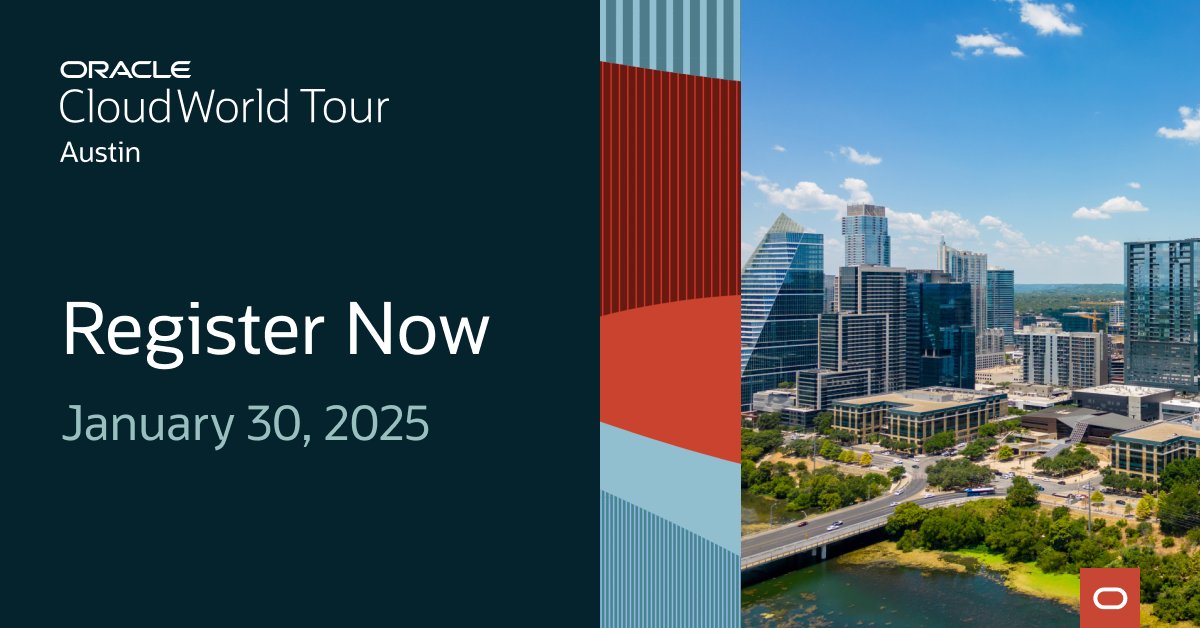 yyogendra's tweet photo. Don't miss #CloudWorld Tour when it comes to Austin, Texas! Experience the future of cloud and #AI at this complimentary, one-day event: https://t.co/GEsuwKIXJ0 https://t.co/M9ZGb6T4Uk