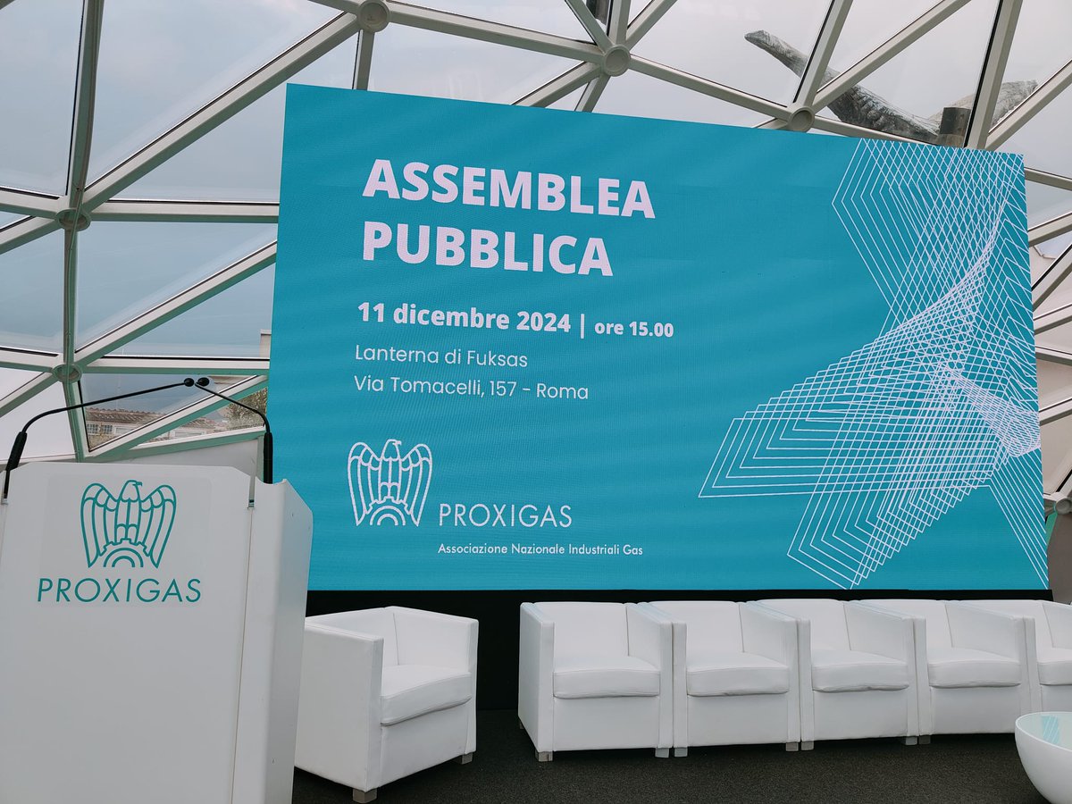 proxigas's tweet photo. Tutto pronto per l'#assemblea pubblica che si terrà oggi alle ore 15 presso la Lanterna di Fuksas (Via Tomacelli 157 #Roma). Un’occasione di riflessione e dibattito sulle prospettive di #sviluppo del nostro #sistemaenergetico e sulle opportunità di #crescita.

#11dicembre #gas https://t.co/FO4lnHwLXG