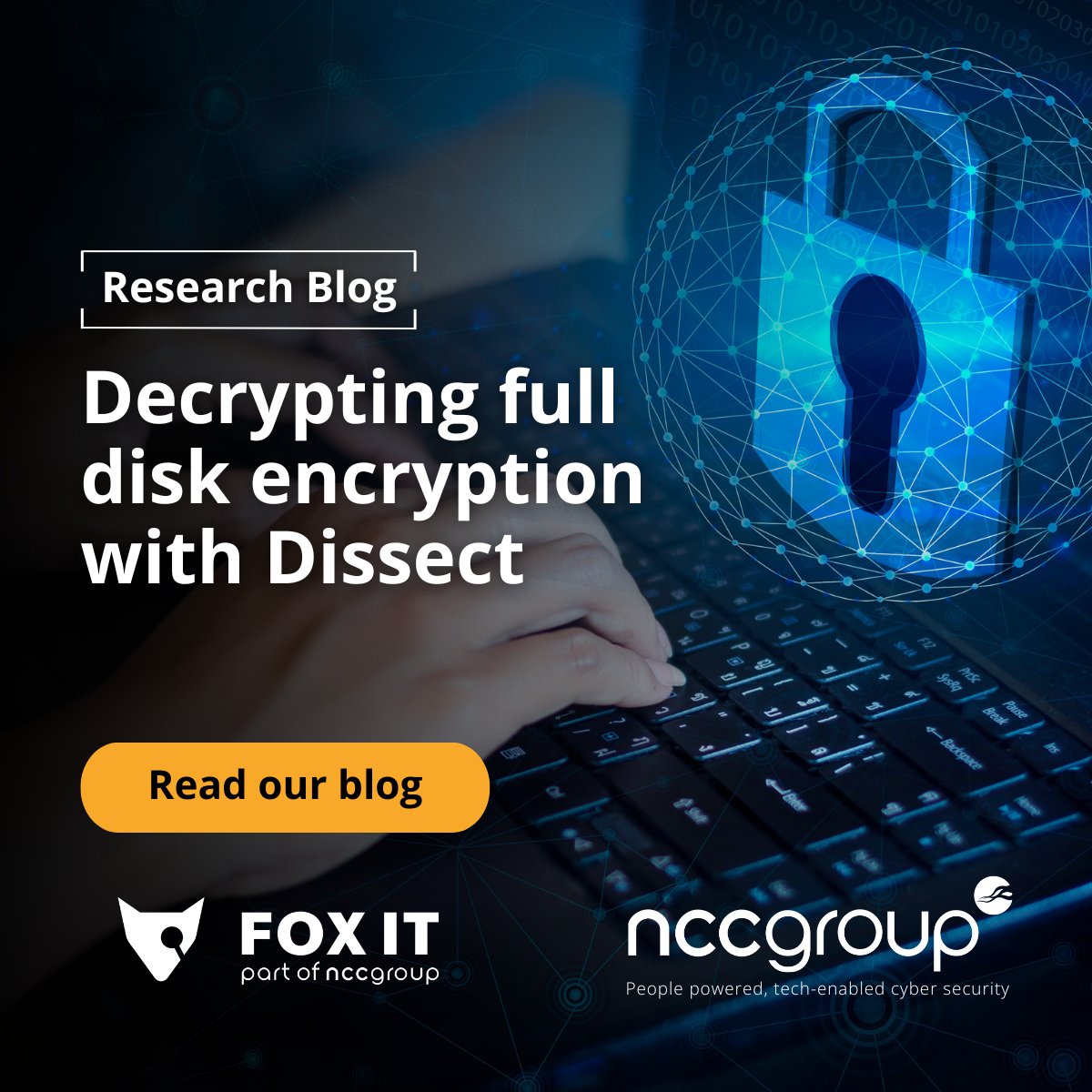 foxit's tweet image. 🔒Great news for #DFIR folks! Dissect now supports both BitLocker & LUKS encrypted disks, making forensic analysis smoother and more comprehensive. Another step forward for digital forensics capabilities! Read more in this blog: blog.fox-it.com/2024/12/11/dec… #InfoSec #DigitalForensics