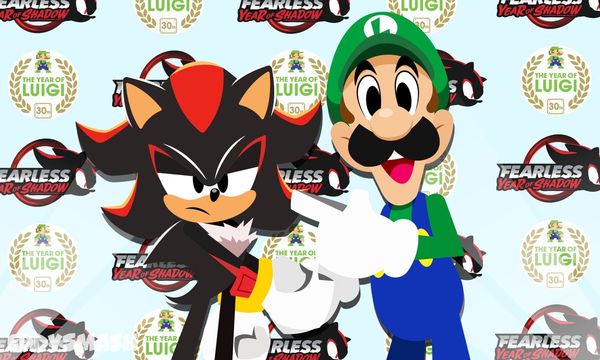 EddySmash2407's tweet image. Luigi and Shadow in the spotlight 🟢💥🌟

#Luigi #Shadow #SuperMario #SonicTheHedgehog