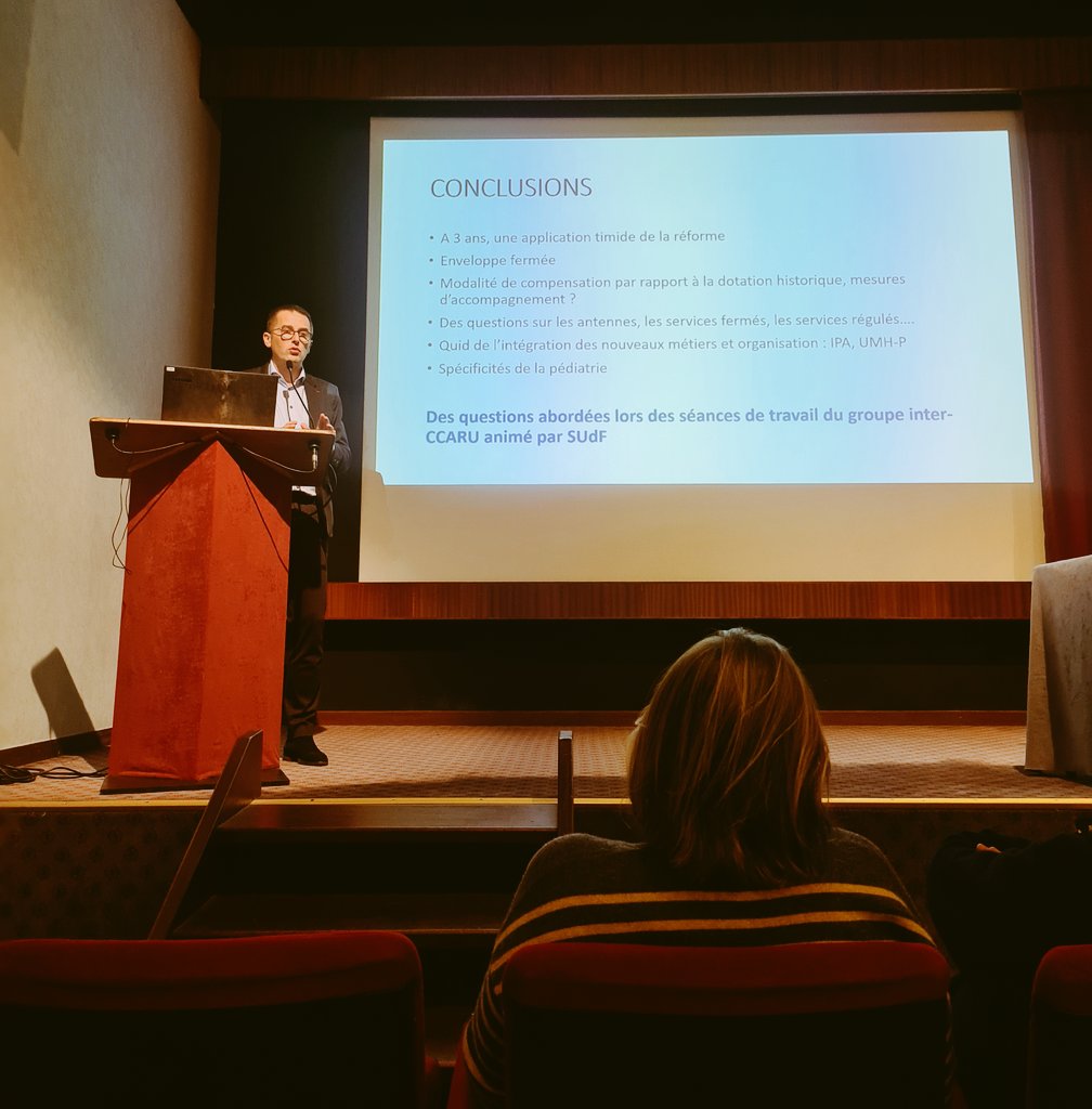 Journée <a href="/SUdF_Officiel/">Samu-Urgences France</a> 2/2 👉Financement des structures d'#urgence : SUdF accompagne la réflexion des #régions en animant un GT national avec les CCARU. <a href="/MarcNoizet/">marc NOIZET</a> #sante