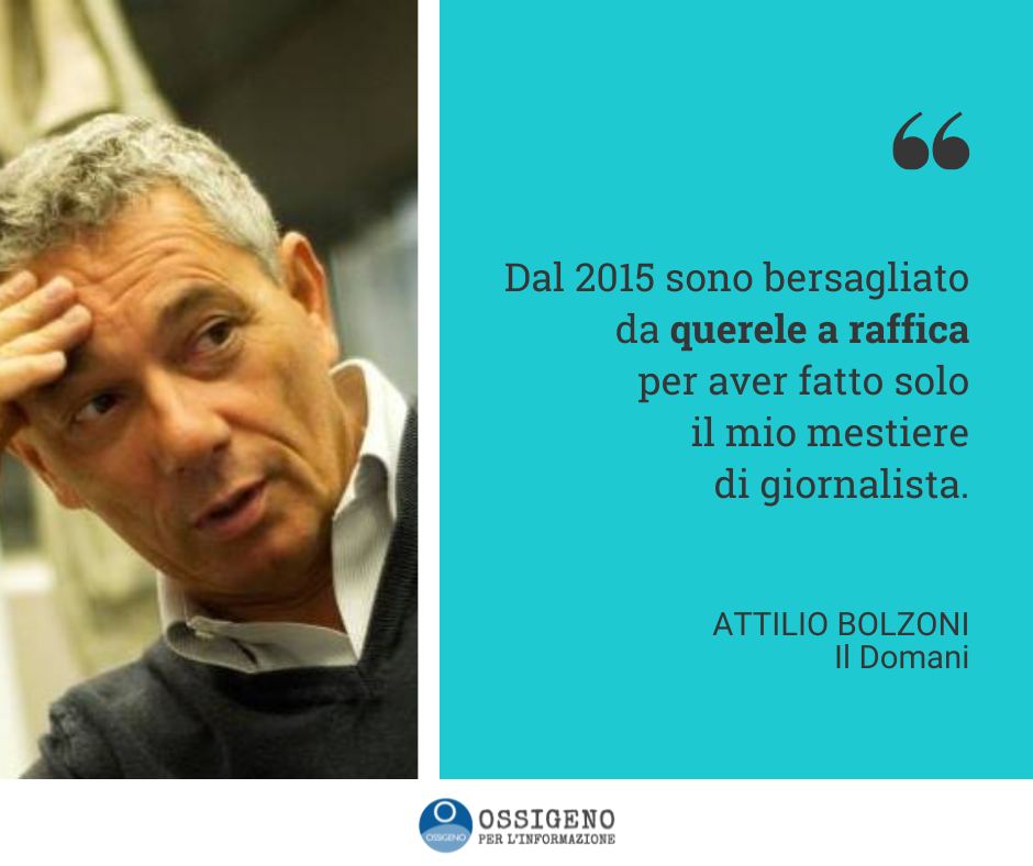 ossigenoinfo's tweet photo. #Osservatorio #quereletemerarie
Lo Sportello Legale di Ossigeno ha concesso un contributo in denaro a copertura delle spese legali sostenute al giornalista @atbolz colpito da una serie di #quereletemerarie: https://t.co/f3PHkNssyW https://t.co/NoWf1w3xi0