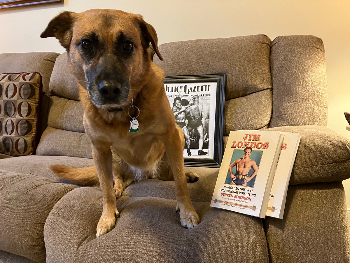 Thanks to <a href="/TwoManPowerTrip/">John ‘Poz’ Pozarowski</a> for a great talk on why Jim Londos is still relevant to wrestling today. I'm looking forward to the finished podcast. facebook.com/Tmptofwrestlin…. 20% off Londos through 12-31. mcfarlandbooks.com/product/Jim-Lo…