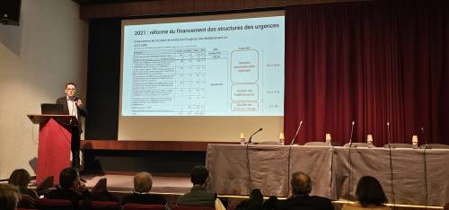 Journée <a href="/SUdF_Officiel/">Samu-Urgences France</a> 1/2 👉 Une application timide de la réforme du financement des structures des #urgences. De nombreuses questions pour adapter le financement à l'évolution des organisations &amp; de l'activité ! <a href="/MarcNoizet/">marc NOIZET</a> #sante <a href="/Sante_Gouv/">Ministère de la Santé et de l'Accès aux soins</a>