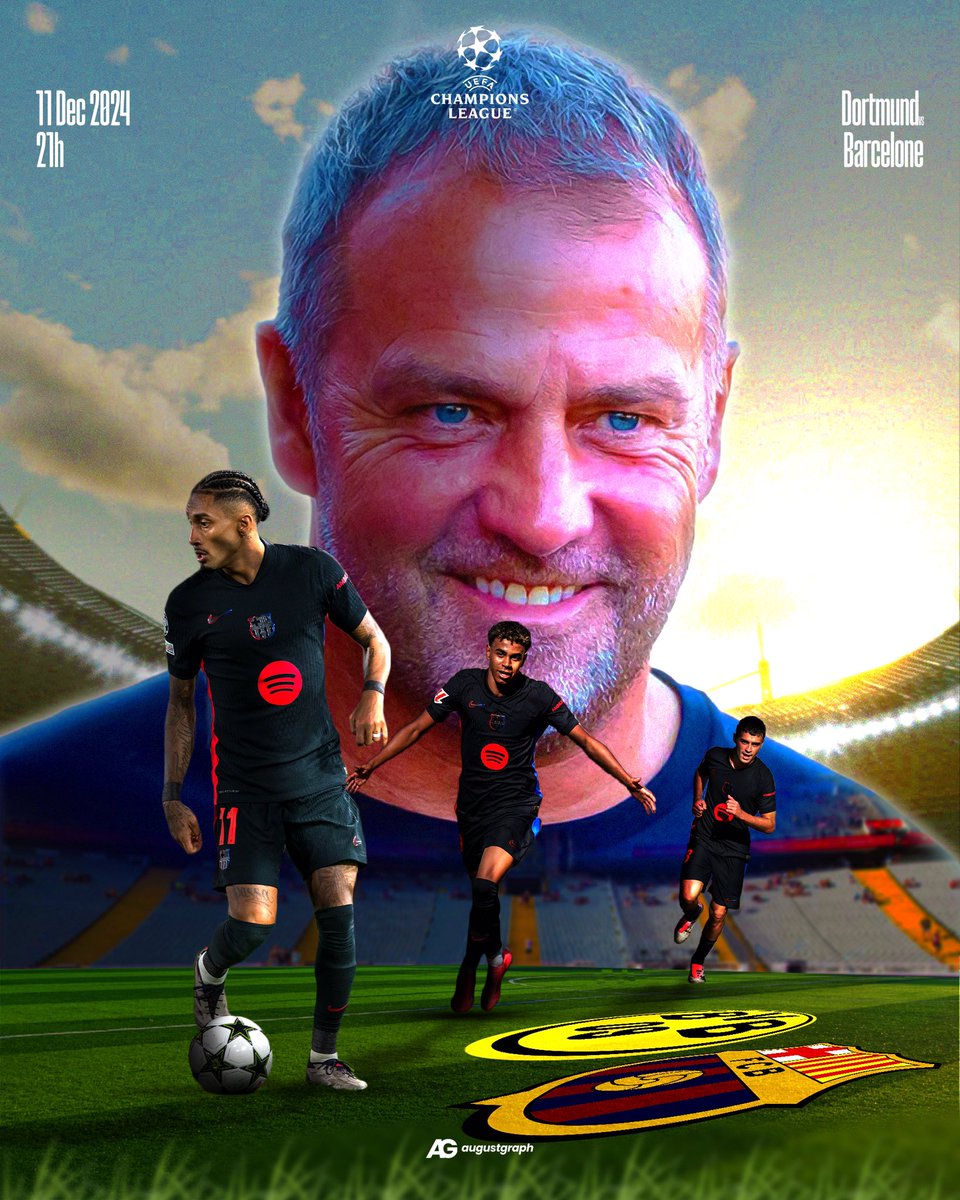je_s_apel_groot's tweet photo. Nous y est 🔥🤘🏾😝🤘🏾🔥
#ChampionsLeague #Barca #Dortmund #DortmundBarca #GraphicDesign #posterdesign
👨🏽🎨#augustgraph https://t.co/PvECj4612S