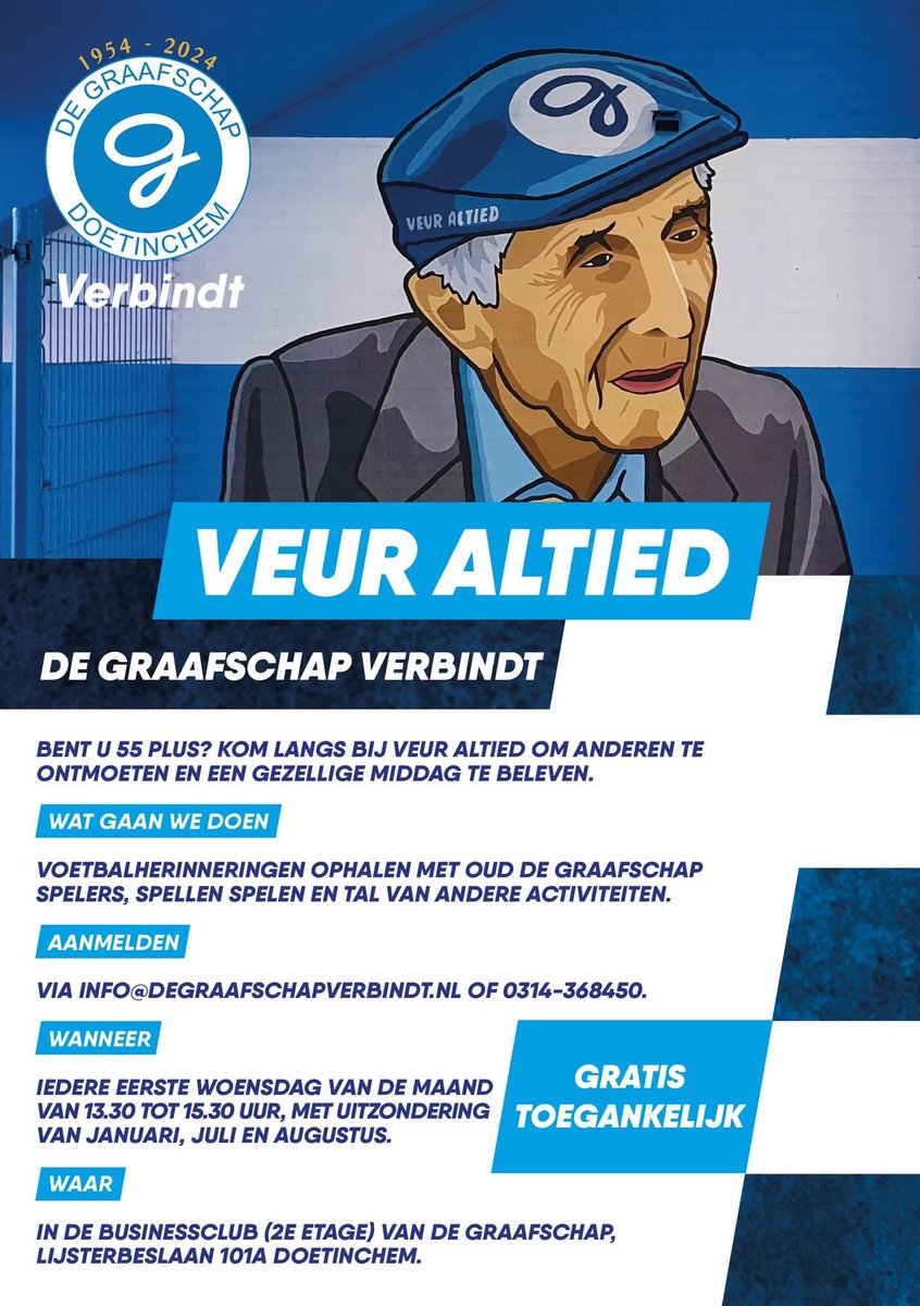 degraafschapMVO's tweet photo. 𝙑𝙚𝙪𝙧 𝘼𝙡𝙩𝙞𝙚𝙙 𝙨𝙡𝙪𝙞𝙩 𝙝𝙚𝙩 𝙟𝙖𝙖𝙧 𝙜𝙤𝙚𝙙 𝙖𝙛!

De laatste Veur Altied van 2024 werd goed afgesloten door Sinterklaas en de Kerstman! Iedere deelnemer kreeg een chocoladeletter maar ook een fantastisch kersttrui, mede mogelijk gemaakt door @UniveOost.
#veuraltied https://t.co/RsahHnUkxo