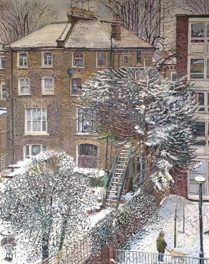 'Snow in Islington' (2018) by Melissa Scott-Miller
scottmillerart.com