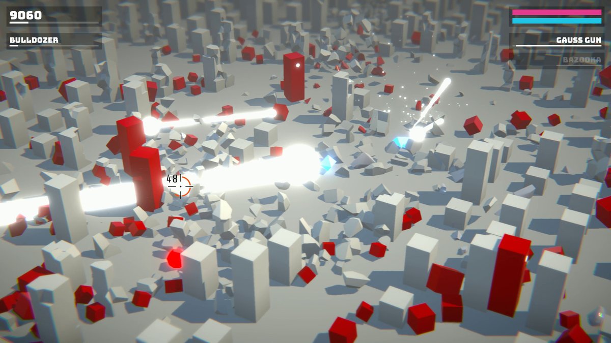 GamesIncubator's tweet photo. Dive into the chaos of #Destropolis! 🕹️ This top-down #shooter drops you in a minimalist city, battling endless hordes of enemies with crazy power-ups. Can you survive the mayhem? 🚀💥
https://t.co/4h7iBIeQN5
#IndieGames #GameDev #BulletHell #Endless https://t.co/2TtBYnoH6p