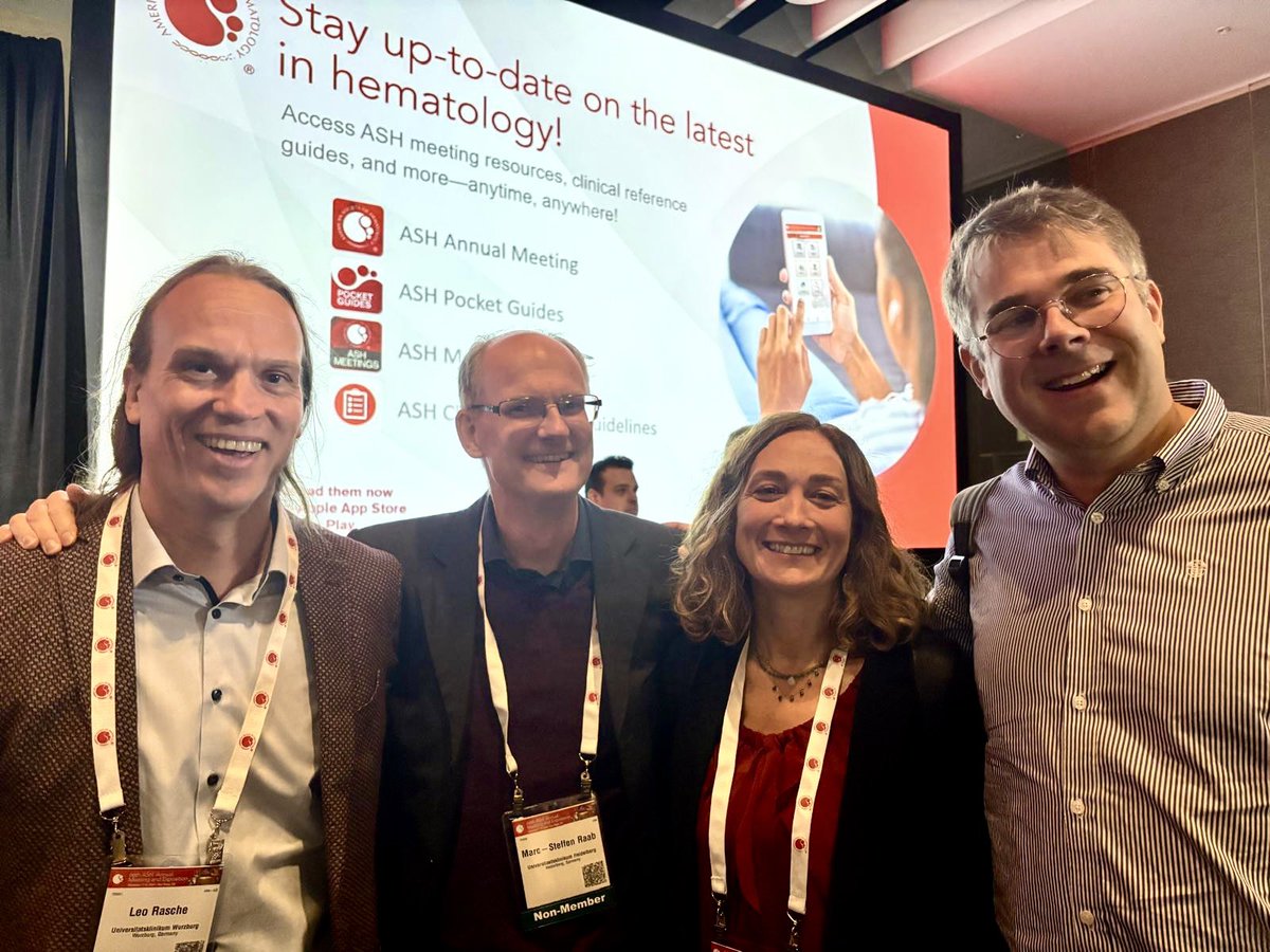 Marc S. Raab (@raabmarc) on Twitter photo Let me introduce 📣
‘Team MRD💯‘ in TE-NDMM
#ASH24 #GMMG #DSMM <a href="/EMN_EuMMnet/">EMN</a>
<a href="/RascheLeo/">Leo Rasche</a> <a href="/ElenaZamagni/">Elena Zamagni</a> NvdDonk <a href="/HDMyeloma/">Heidelberg Myeloma</a> Let me introduce 📣
‘Team MRD💯‘ in TE-NDMM
#ASH24 #GMMG #DSMM <a href="/EMN_EuMMnet/">EMN</a>
<a href="/RascheLeo/">Leo Rasche</a> <a href="/ElenaZamagni/">Elena Zamagni</a> NvdDonk <a href="/HDMyeloma/">Heidelberg Myeloma</a>