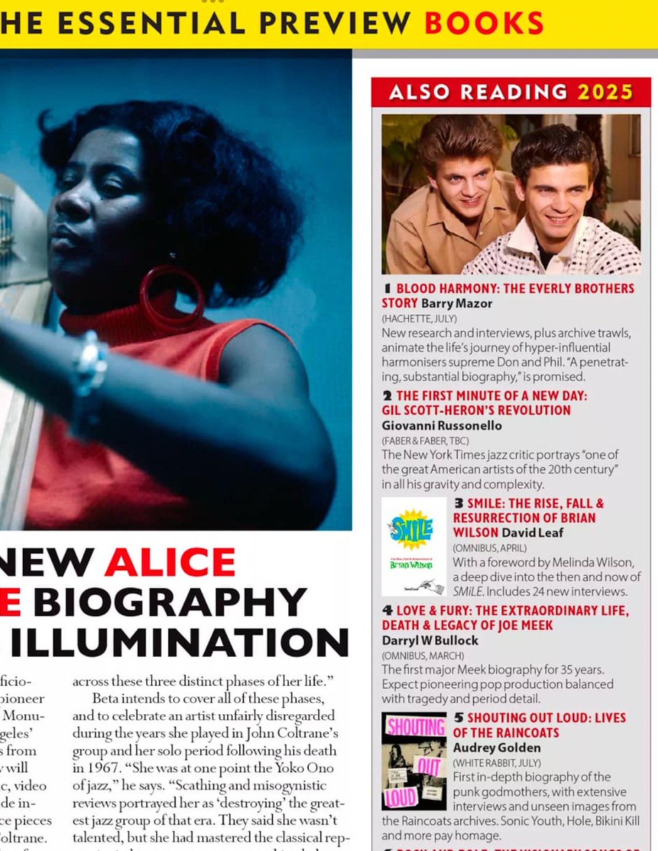 Audrey Golden (@audreyjgolden) on Twitter photo Thanks <a href="/MOJOmagazine/">MOJO Magazine</a> for listing my forthcoming book on The Raincoats in 2025 Preview Reads! <a href="/WhiteRabbitBks/">White Rabbit Books</a> Thanks <a href="/MOJOmagazine/">MOJO Magazine</a> for listing my forthcoming book on The Raincoats in 2025 Preview Reads! <a href="/WhiteRabbitBks/">White Rabbit Books</a>