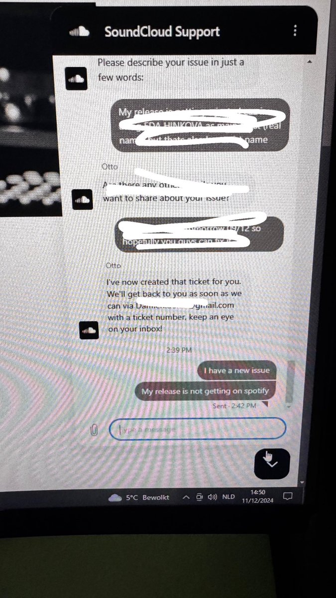 deltixdnb's tweet photo. @SoundCloud @SCsupport @SCforArtists 
I did a request and it fixed on its own but now a have an other issue that needs an ASAP fix but can’t start a new request? 

My release got released everywhere but not on spotify? Need a fast fix… https://t.co/wZMhoXbEnh