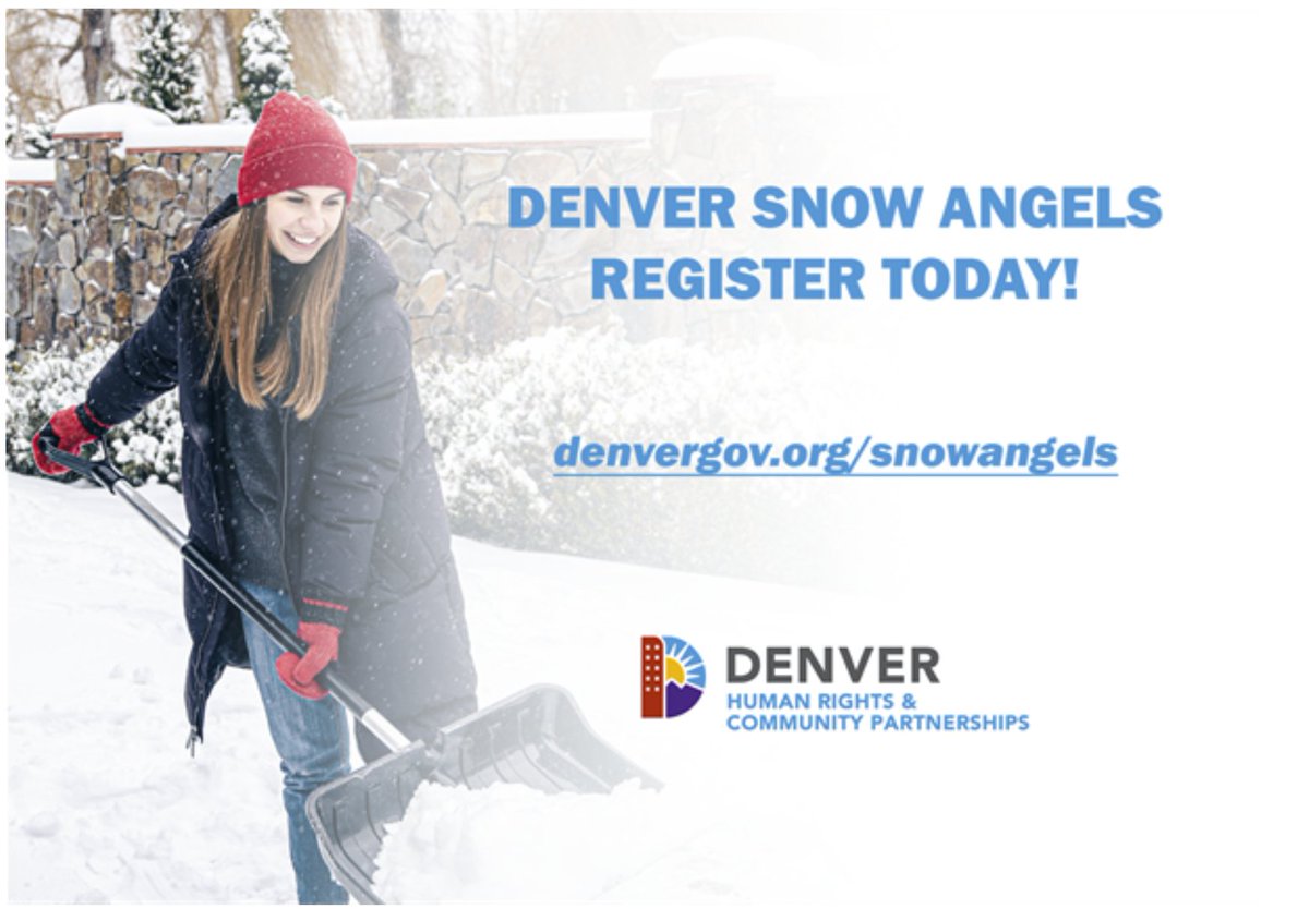 Denver4ALL's tweet photo. For those in #Denver who are willing &amp; able...
@HRCPDenver launched a New and Improved #DenverSnowAngels Platform!
https://t.co/Qq9POz0bZb

Register at https://t.co/KGqd82j46Y to help #ShovelItForwardDenver! https://t.co/5ZSVkXYzGQ