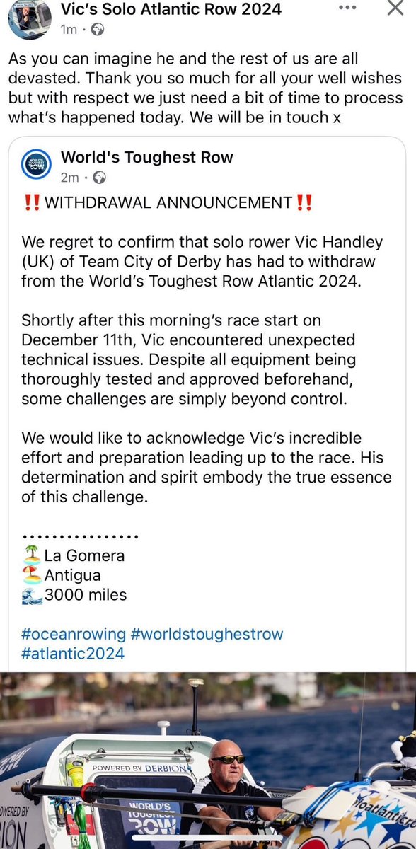 Devastated for Vic Handley. 
He should be so proud of the work and dedication he has put in but I know that will mean nothing right now as he will be feeling broken 💔