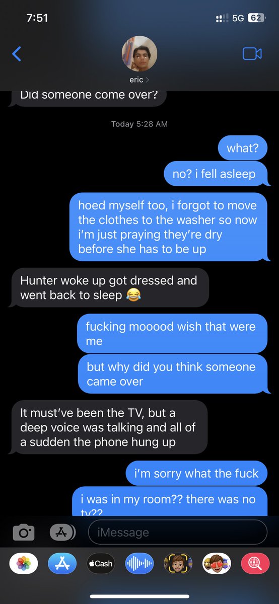 lovely. LOVELY thing to wake up to after falling asleep on the phone