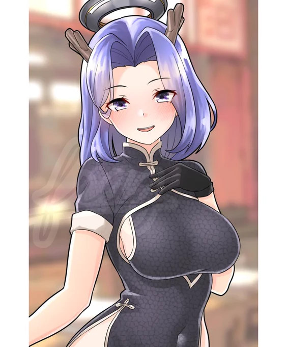 辰年もまもなく終わりなので改めて"龍"のつく艦娘でチャイナドラゴン(◜ᴗ◝ )二隻目は龍田#艦これ #辰年 