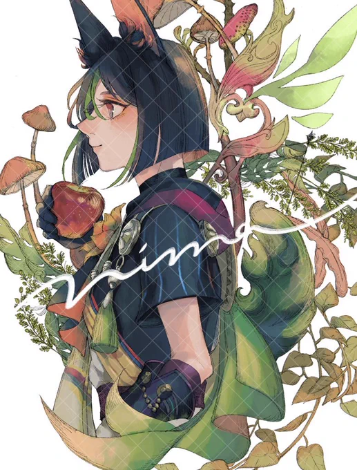 こういうテイストで作品集作ります!実物で是非みてほしいな 