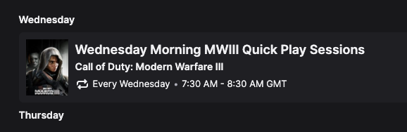OllyVeeTuber's tweet image. Okaaaaay... I've had a rethink on the 'Just Chatting' category! My viewing average fell off a cliff! Wednesday streams on twitch.tv/ollyvee will continue as planned, but I'm going to return to Call of Duty, currently MWIII but later maybe Black Ops or Warzone. #codstream