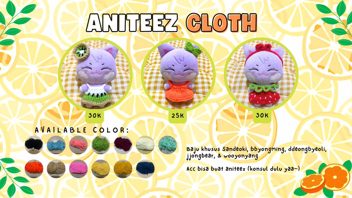 soobinjeruk's tweet image. 🍊OPEN ORDER ANITEEZ KEYRING CLOTHES

haloo aku open order buat baju dan aksesoris aniteez keyring :D untuk order atau mau tanya tanya bisa langsung dm aku yaa! 

📍Bogor