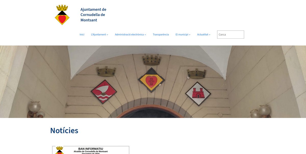 AjCornudella's tweet photo. Visiteu el web de l'Ajuntament, redissenyat per oferir un millor servei als ciutadans. És intuïtiu, útil, d'actualització constant i una eina de transparència que durant les properes setmanes augmentarà els continguts. #Governar és #servir:
https://t.co/uQGk7UQrt9 https://t.co/FVVqi50I4L