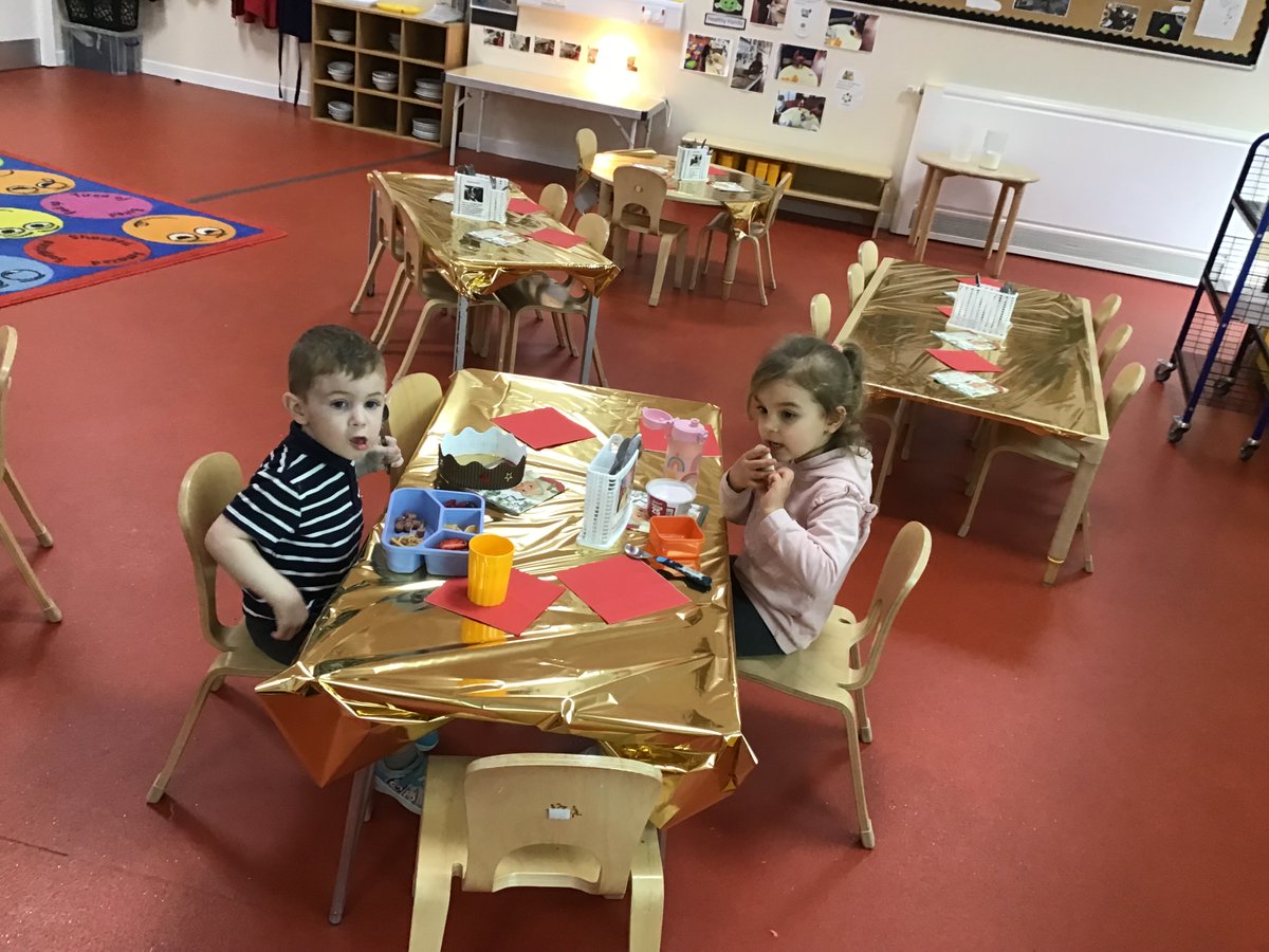 DeansNorth's tweet photo. Today we all had Christmas lunch together. The children made their own special party crowns to wear and the Christmas music all got us feeling festive. A huge thank you to the catering staff at @deanschs for all that you do for us not just today but all year. 
Merry Christmas. https://t.co/nqQpV6sqPo