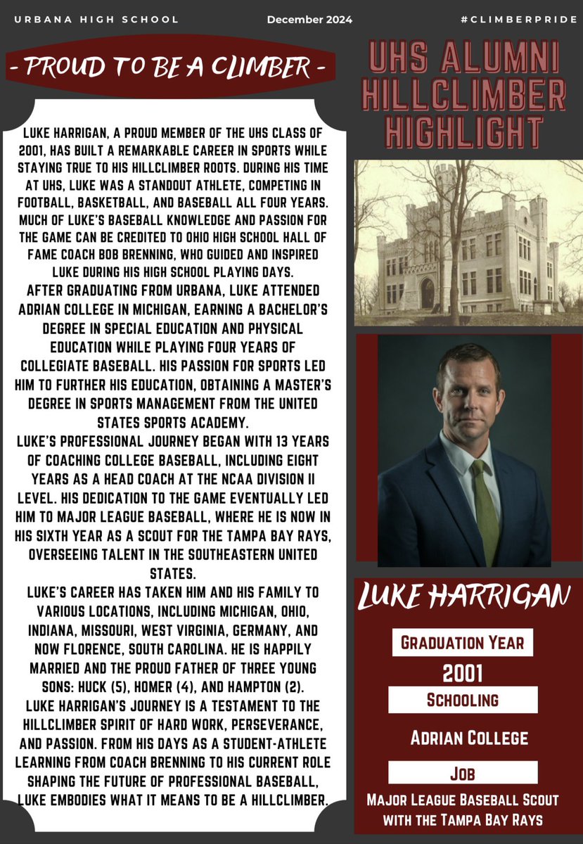 Nate Sever (@natesever7) on Twitter photo Congratulations to this month’s Hillclimber Alumni Highlights, <a href="/HatchHarrigan22/">Luke</a>! The <a href="/UrbanaOHSchools/">Urbana City Schools</a> community is so very proud of his accomplishments! <a href="/ptrenor/">Patrick Trenor</a> <a href="/thielc/">Charles Thiel</a> <a href="/Tony_Grigsby27/">Tony Grigsby</a> <a href="/UrbanaHS_OH/">Urbana HS (Ohio)</a> <a href="/UrbanaYES/">UrbanaYES</a> #GoClimbers🙌🏼 Congratulations to this month’s Hillclimber Alumni Highlights, <a href="/HatchHarrigan22/">Luke</a>! The <a href="/UrbanaOHSchools/">Urbana City Schools</a> community is so very proud of his accomplishments! <a href="/ptrenor/">Patrick Trenor</a> <a href="/thielc/">Charles Thiel</a> <a href="/Tony_Grigsby27/">Tony Grigsby</a> <a href="/UrbanaHS_OH/">Urbana HS (Ohio)</a> <a href="/UrbanaYES/">UrbanaYES</a> #GoClimbers🙌🏼
