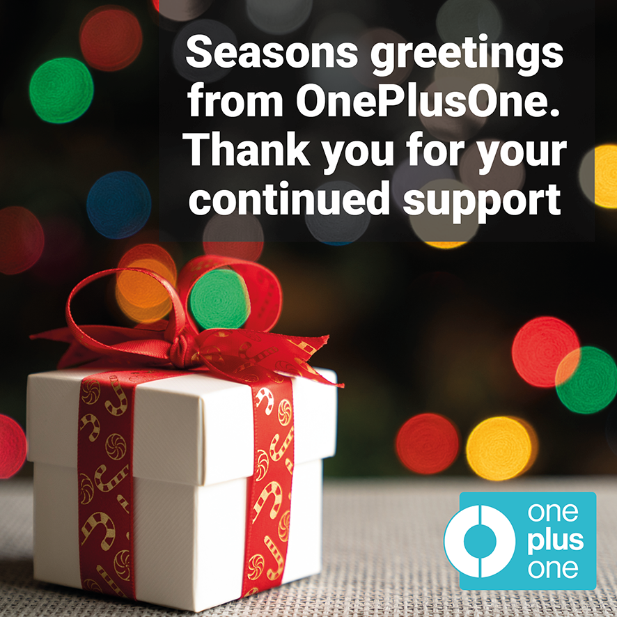 Whatever the season looks like for you, we hope you have a happy holiday. 🎄

The OnePlusOne team will be taking a short break over the festive period. Our offices will be closed from 5pm on Christmas Eve until Thursday 2 January.

We’ll be back in the New Year! 🎉