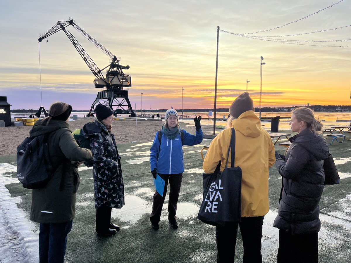 EU_FPI's tweet photo. “Building collaborative platforms is crucial & the Arctic Urban Regional Cooperation #AURC exemplifies the success of such initiatives!” Luleå Mayor Carina Sammeli welcomes #AURC cities to a study visit, with #TheArcticSix universities & @SweLap_Visitors.  Through this initiative we are exploring challenges faced by Arctic cities, forging partnerships & finding future-proof solutions together!

#EUForeignPolicy #ArcticCooperation