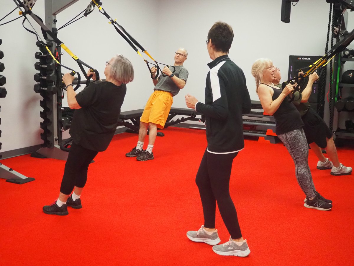 jcc_gnh's tweet photo. Personal Trainer Pam H. in action at the Jess Ciola Functional Training Suite! 😁💪 A great space for workouts and reaching your fitness goals. Come check out the new space! https://t.co/MkfZNK9lio