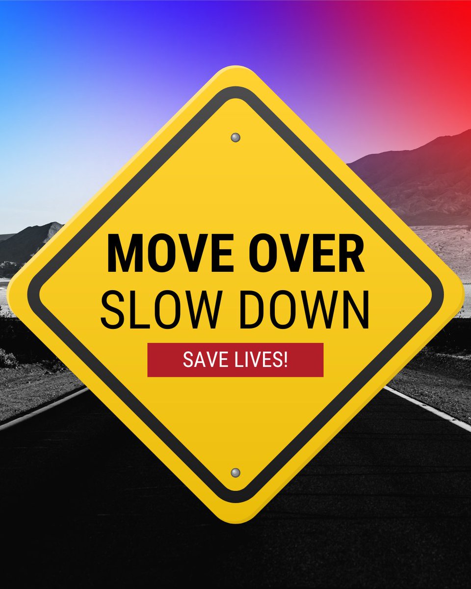 We have to look out for each other on the road! Slow down and move over for ALL emergency vehicles and roadside workers. 🚔🚒🚑