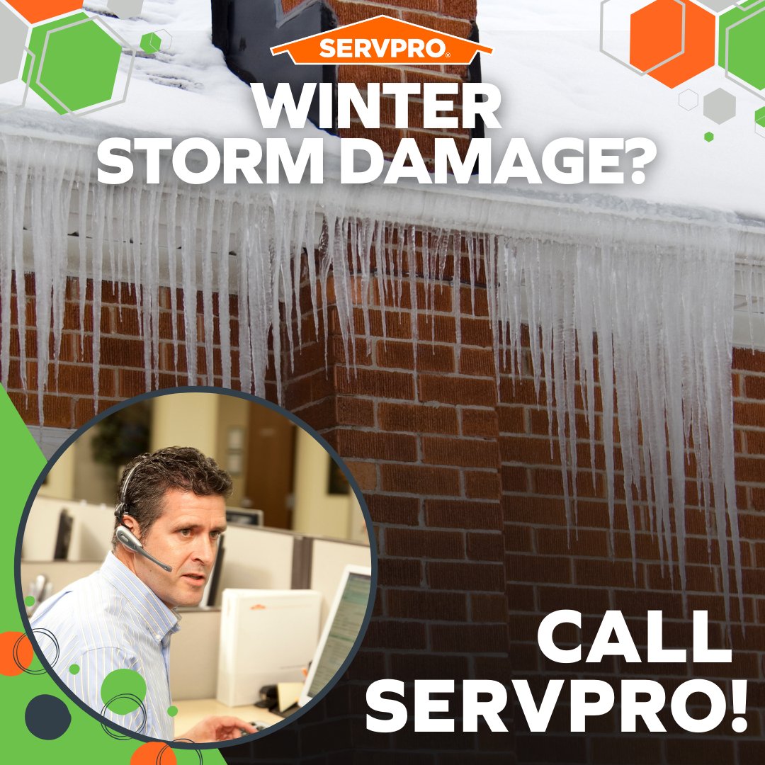 ☃️ Restoring Peace After the Storm! ☃️
Severe winter weather doesn’t have to leave you out in the cold. SERVPRO’s restoration team is here to bring your property back to pre-damage condition, fast and efficiently.
#WinterWeatherHelp #SERVPRO #RestorationYouCanTrust